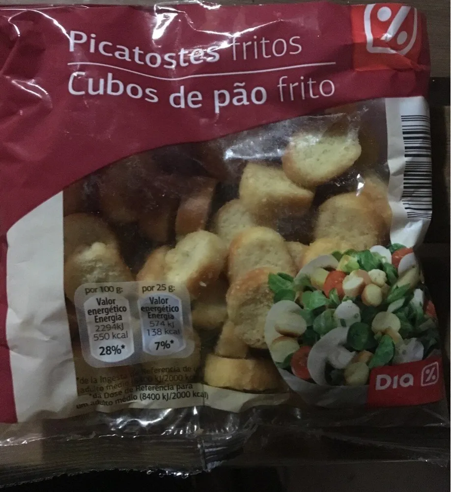 Picatostes fritos