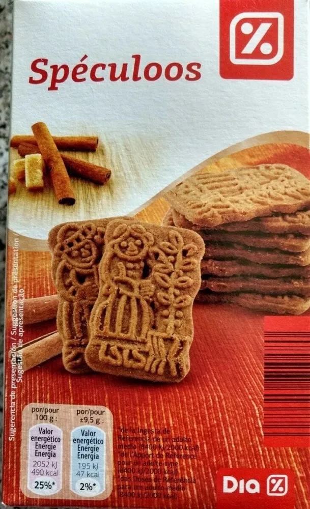 Original Spéculoos, Poids Net 400 Grammes, Marque Dia