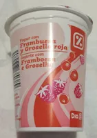 Yogur con Frambuesa y Grosella roja