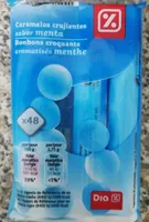 Caramelos crujientes sabor menta