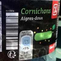 Cornichons aigres-doux
