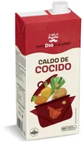 Caldo de cocido UHT con aceite de oliva virgen extra