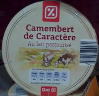 Camembert de Caractère au Lait Pasteurisé (21 % MG)