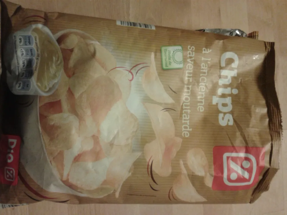 Chips à l'ancienne saveur moutarde