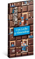 Chocolate con leche almendras