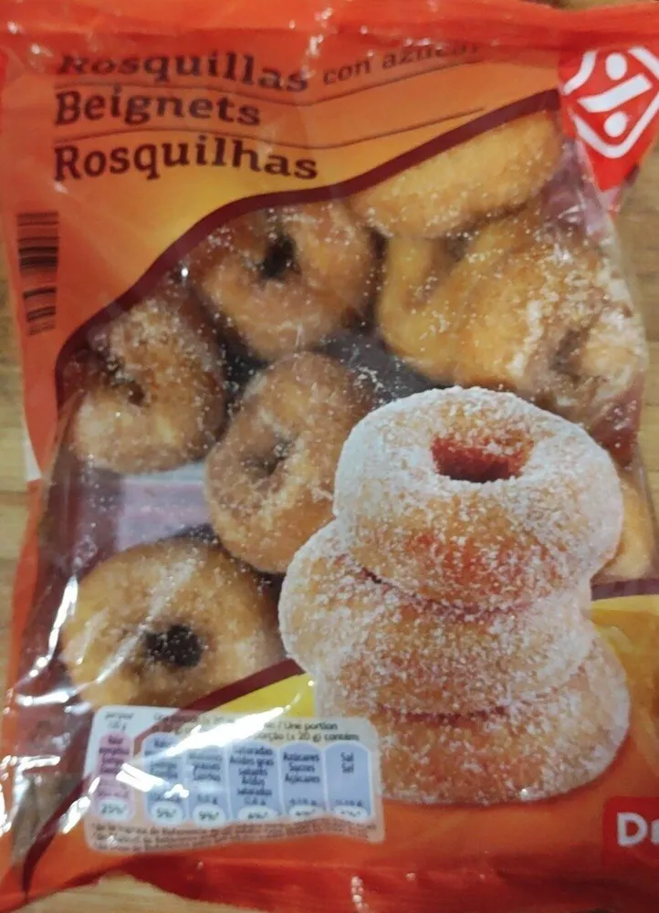 Rosquillas con azucar