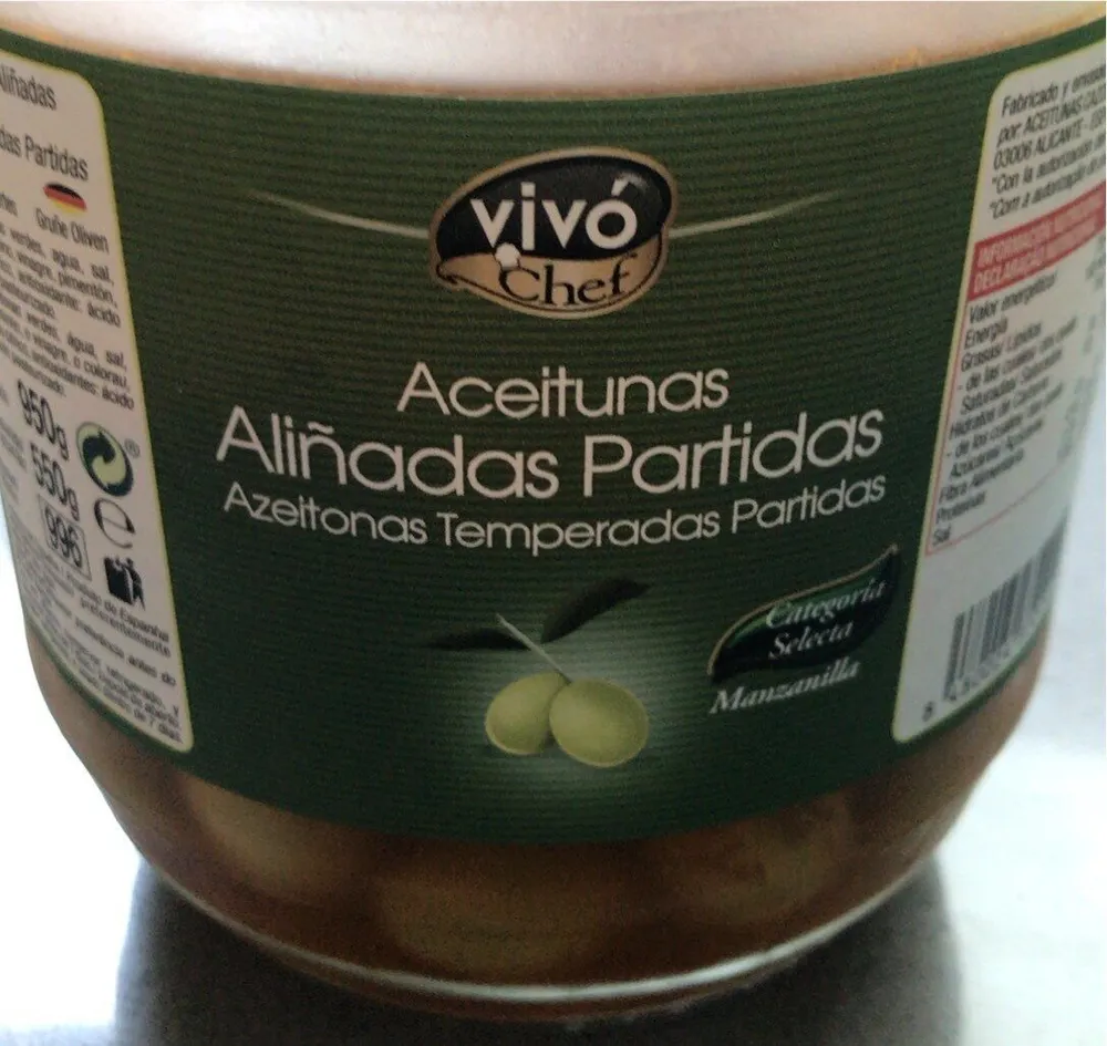 Aceitunas aliñadas
