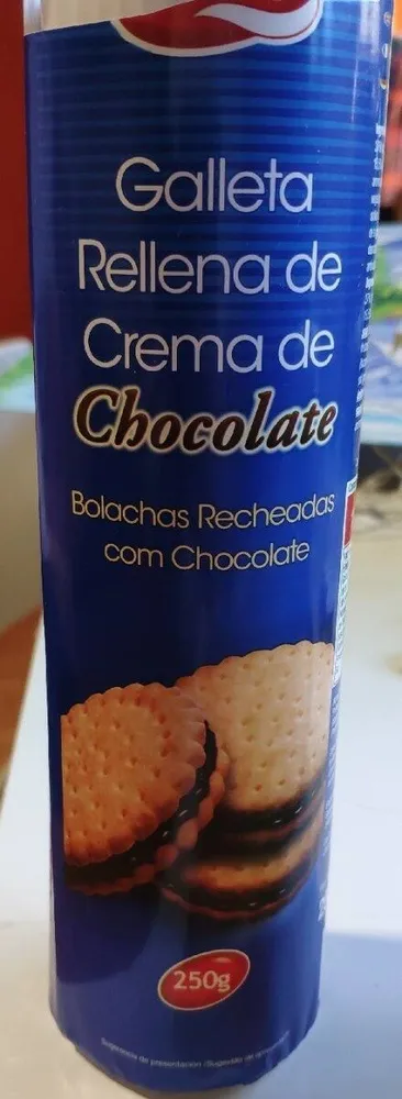 Galleta rellenas de chocolate