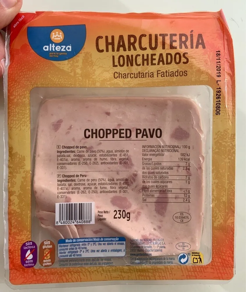 Chopped Pavo
