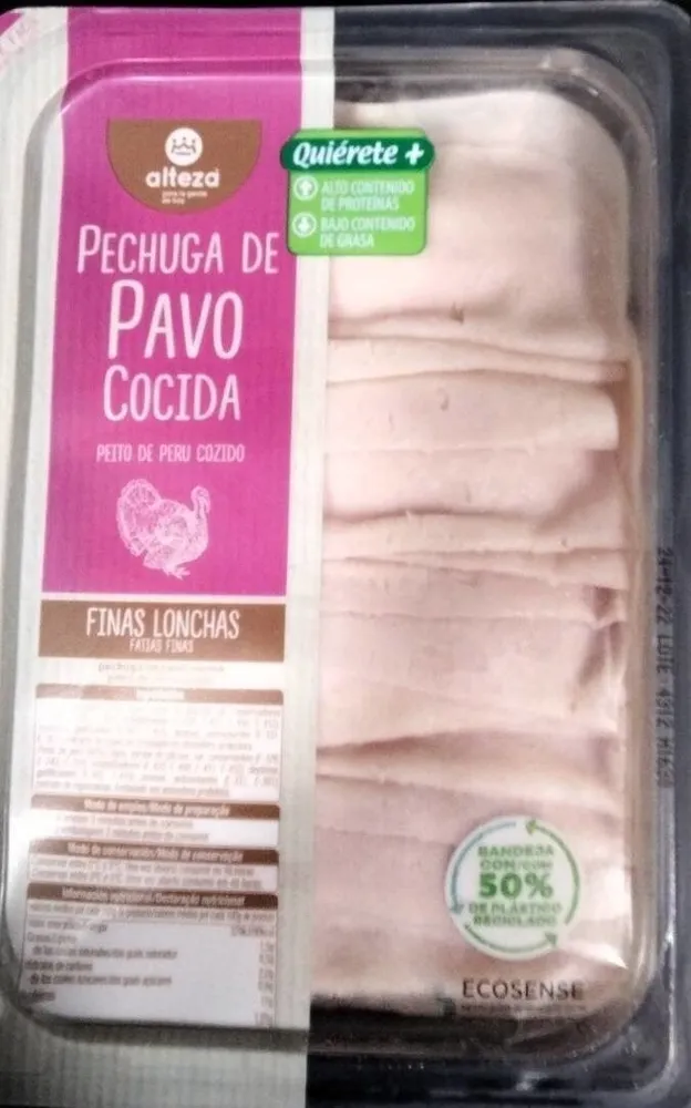 Pechuga de pavo cocida