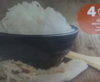 Arroz blanco pré-cocinado