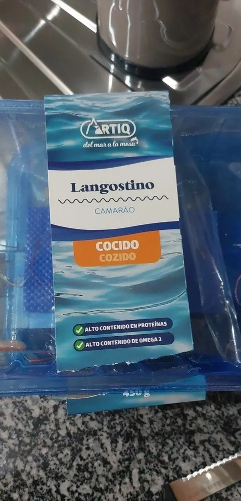 Langostinos  cocido