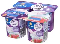 Yogur sin lactosa fresa