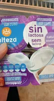 Yogurt natural sin lactosa azucarado