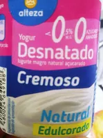 Yogur desnatado cremoso natural edulcorado