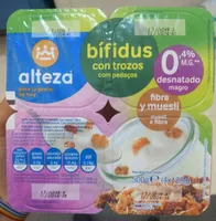 Bífidus con trozos, fibra y muesli 0.4%