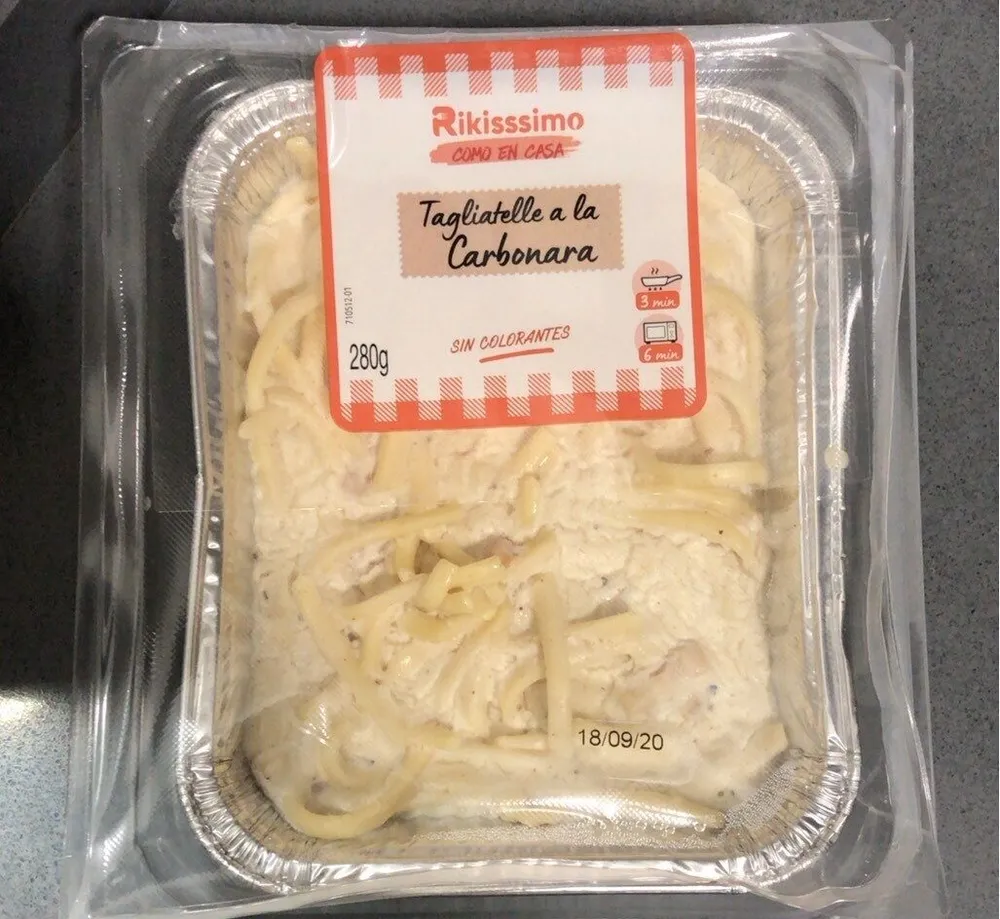 Tagliatelle carbonara