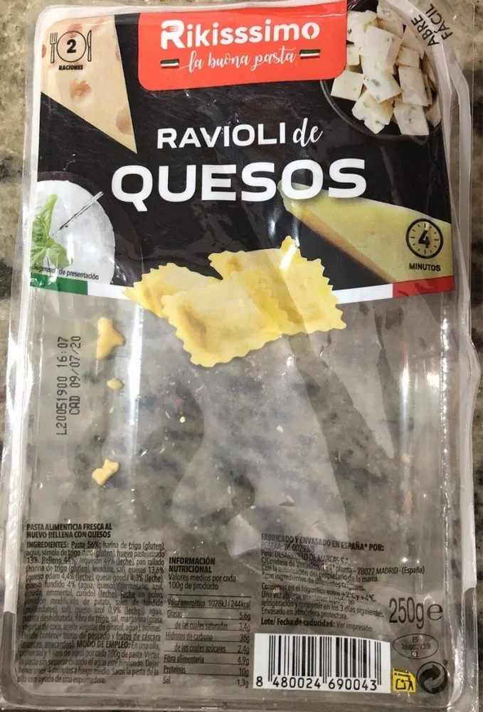 Ravioli de Quesos