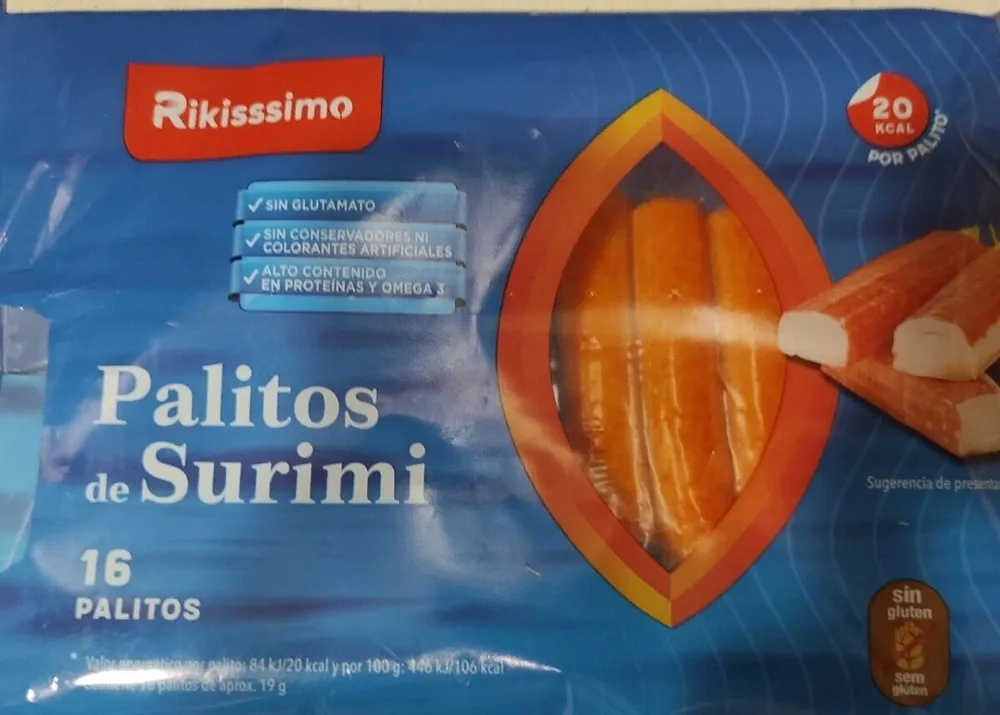 Palitos de surimi