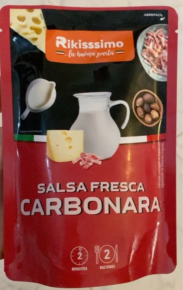 Salsa fresca carbonara