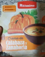 Crema de calabaza y zanahoria