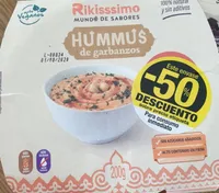 Hummus de garbanzos con pimiento