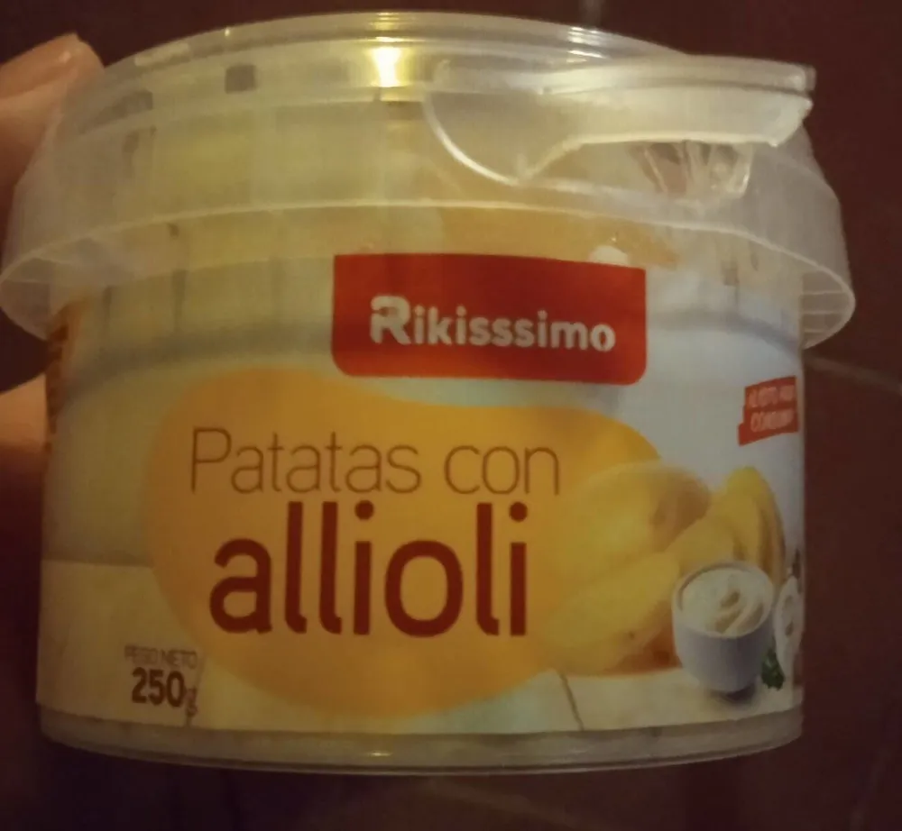 Patatas con allioli