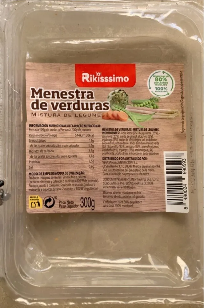 Menestra de verduras
