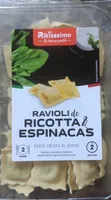 Ravioli de ricotta y espinacas
