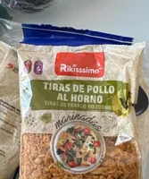 Tiras de pollo al horno