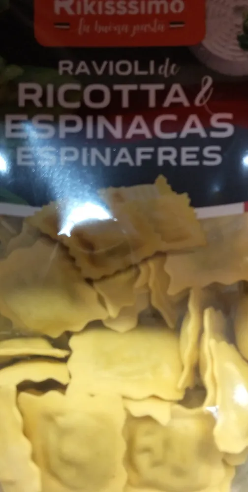 Ravioli Ricotta Y Espinacas