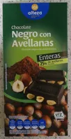 Chocolate negro con avellanas