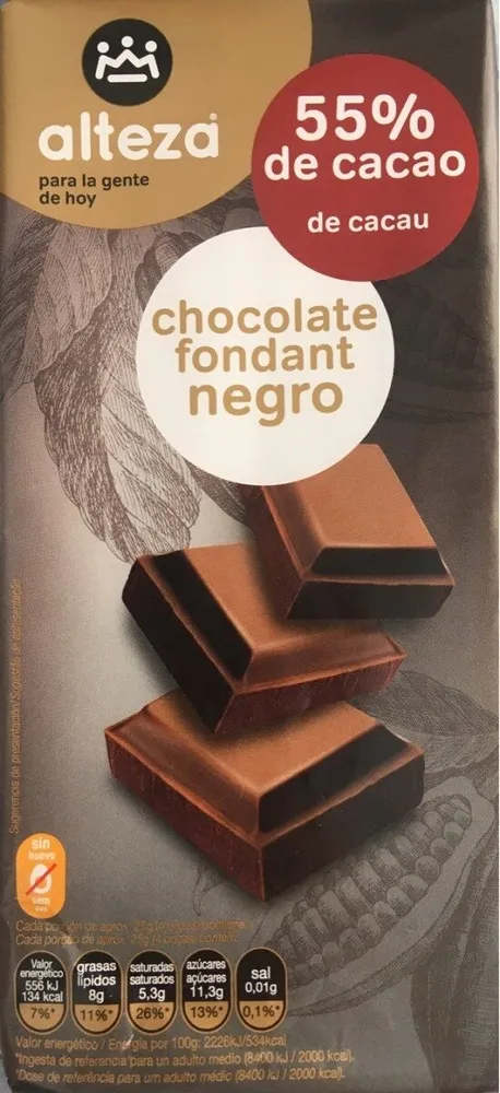Chocolat fondant negro