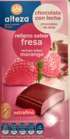 Chocolate con leche relleno sabor fresa