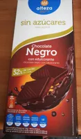 Chocolate negro sin azúcares