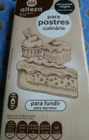 Chocolate negro para postres culinaria