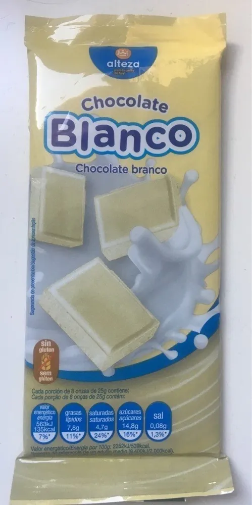 chocolate blanco