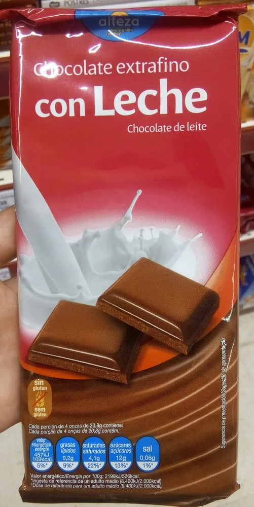 Chocolate con leche