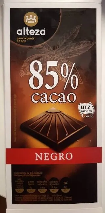 Chcolate 85% Cacao