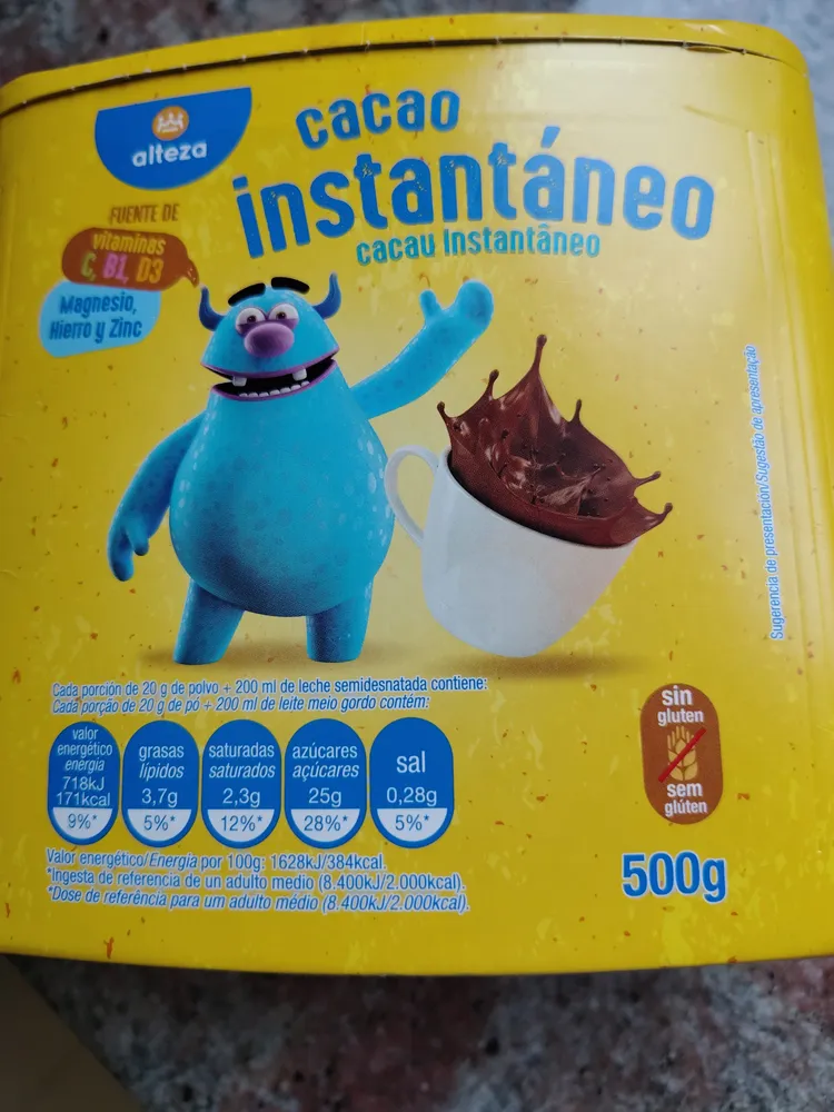 CACAO INSTANTANEO