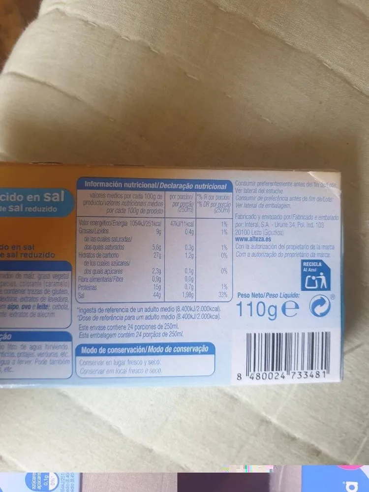 Pastillas de caldo de pollo