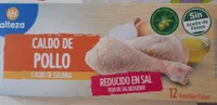 Caldo de pollo reducido en sal