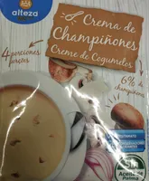 Crema de champiñones