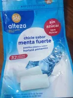 Chicles menta fuerte
