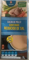 Caldo de pollo contenido reducido de sal