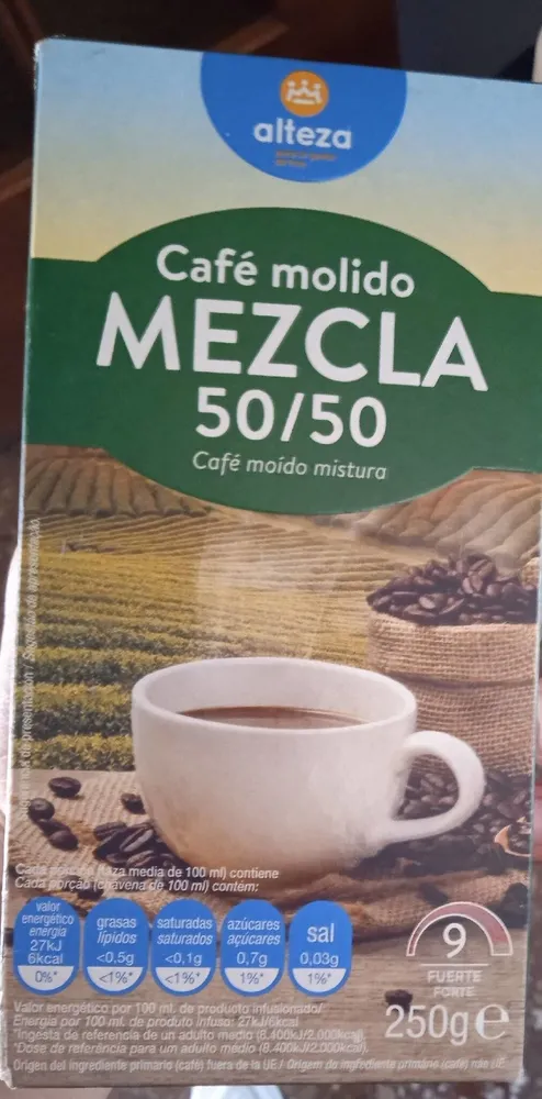 Café Molido Mezcla 50/50