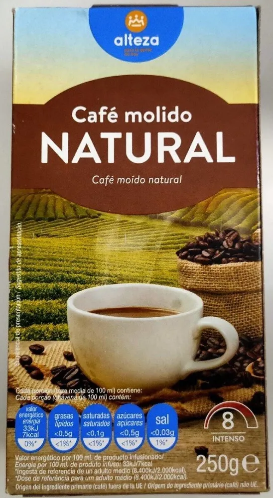 Café molido natural