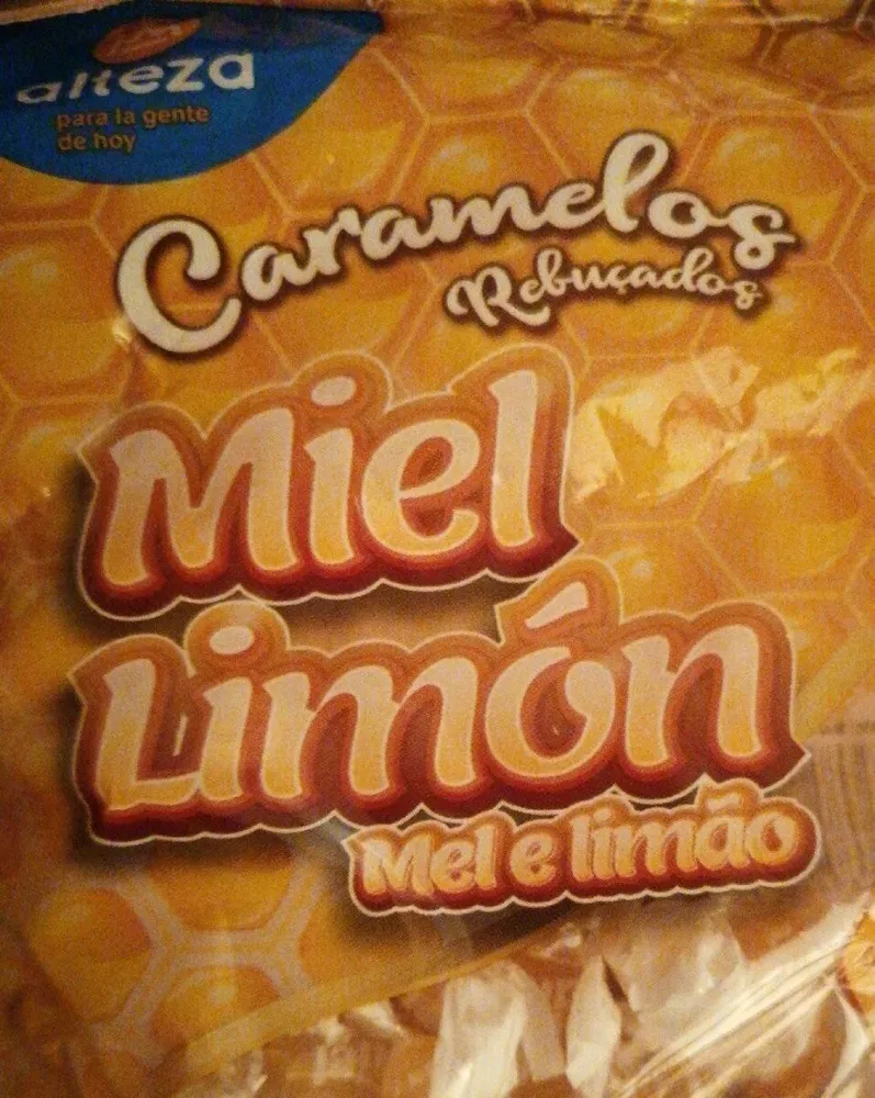 Caramelos miel limón