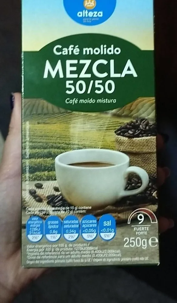 Café molido mezcla