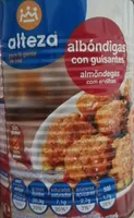 Albóndigas con guisantes